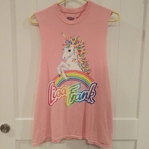 Lisa Frank Unicorn Muscle Tank